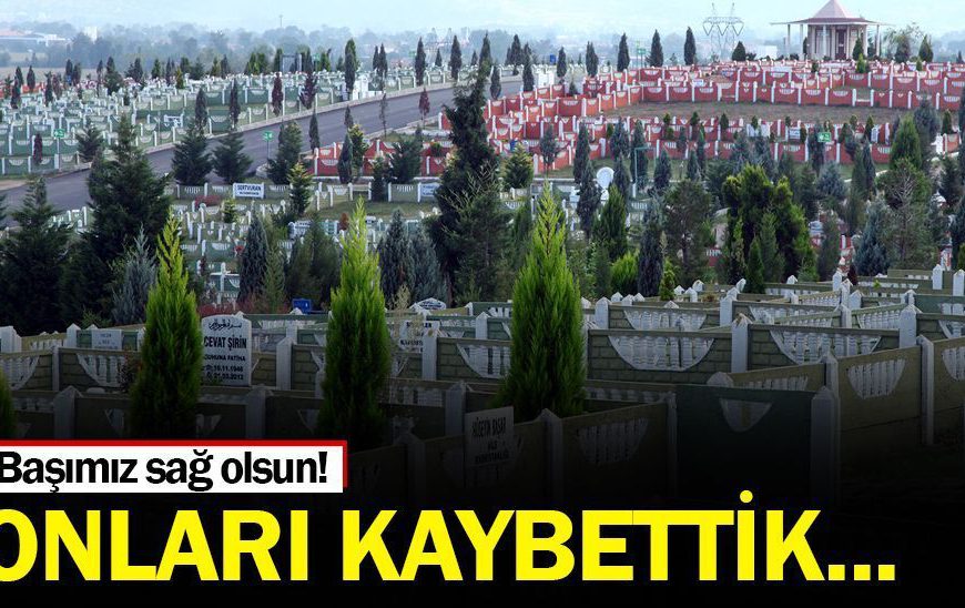 Sakarya’da bugün vefat edenler 29 Aralık Perşembe