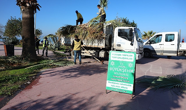 Aydın Büyükşehir Belediyesi’nden Kuşadası’na Yatırımlar ve Budama Çalışmaları