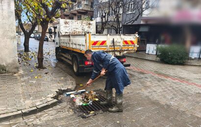 Aydın’da Yağışlı Hava İçin Ekipler Teyakkuzda