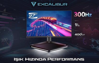 Casper Excalibur 27” Curved Gaming Monitör ile Oyun Deneyimini Zirveye Taşıyor