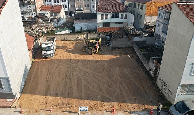 İnegöl Belediyesi Hamidiye Mahallesi’nde Otopark Projesi Başlattı