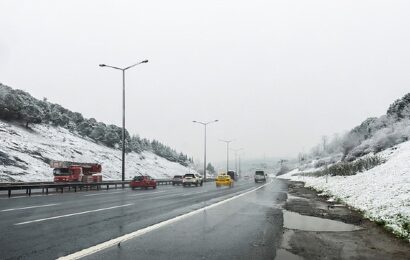 İstanbul ve Marmara Bölgesi’nde Soğuk ve Yağışlı Hava Etkisini Sürdürüyor