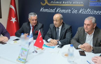 Kemer Belediye Başkanı Topaloğlu’ndan KEMİAD’a Nezaket Ziyareti