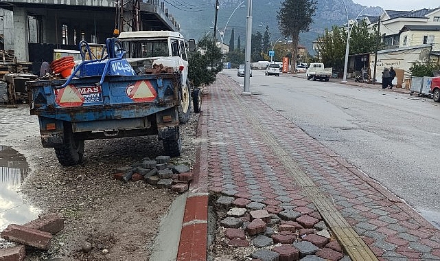 Kemer Belediyesi Altyapı Çalışmalarını Sürdürüyor