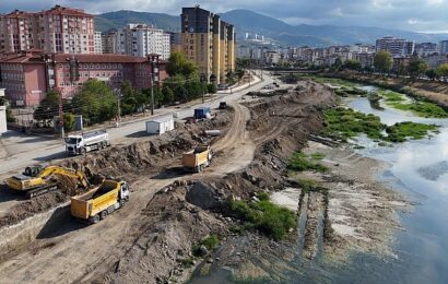 Mert Irmağı Düzenleme ve Rehabilitasyon Projesi Canik’e Yeni Sosyal Alanlar Kazandırıyor