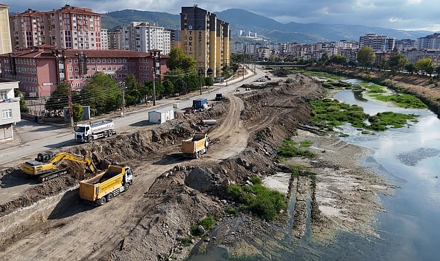 Mert Irmağı Düzenleme ve Rehabilitasyon Projesi Canik’e Yeni Sosyal Alanlar Kazandırıyor