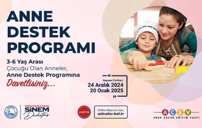 Üsküdar’da Ücretsiz Anne Destek Programı Başlıyor