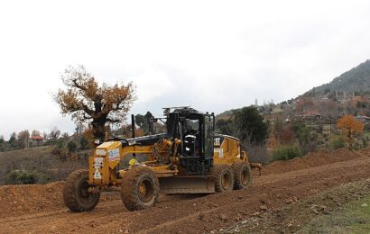 Antalya’da Kemer ve Kumluca Arası Altyapı Çalışmaları