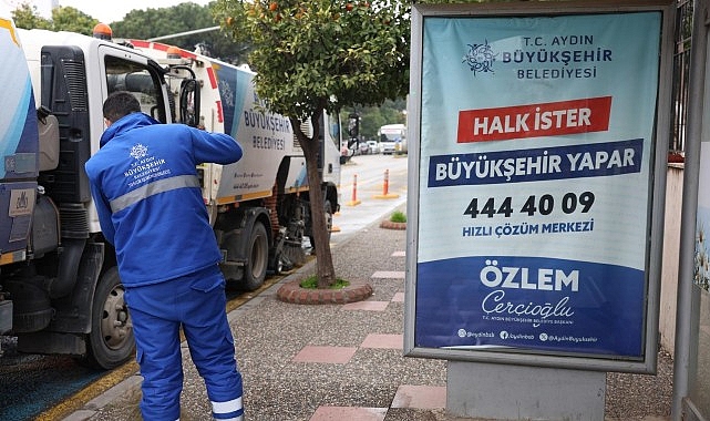 Aydın Büyükşehir Belediyesi’nden Efeler’de Kapsamlı Çevre Bakım Çalışması