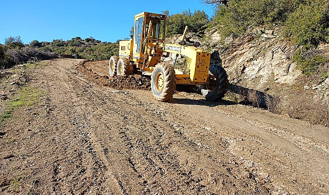 Aydın Büyükşehir Belediyesi’nden Üreticilere Yol Desteği