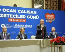 Başkan Muhittin Böcek, Çalışan Gazeteciler Günü’nde Basın Mensuplarıyla Buluştu