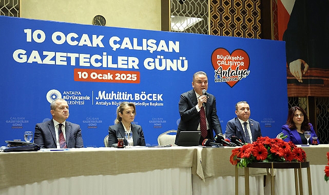 Başkan Muhittin Böcek, Çalışan Gazeteciler Günü’nde Basın Mensuplarıyla Buluştu