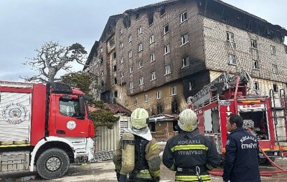 Bolu Kartalkaya Kayak Merkezi’nde Otel Yangınına Kocaeli İtfaiyesi Müdahale Etti