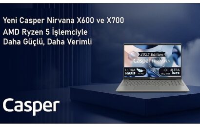 Casper’ın Yeni Nesil Dizüstü Bilgisayarları: Nirvana X600 ve X700