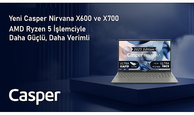 Casper’ın Yeni Nesil Dizüstü Bilgisayarları: Nirvana X600 ve X700