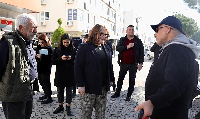 Didim Belediye Başkanı Hatice Gençay, Esnaf Ziyaretinde Bulundu