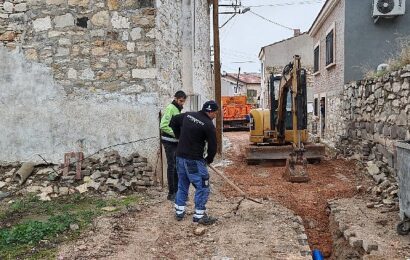 İZSU Genel Müdürlüğü’nden Urla’da Su Hattı Yenileme Çalışmaları