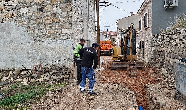 İZSU Genel Müdürlüğü’nden Urla’da Su Hattı Yenileme Çalışmaları