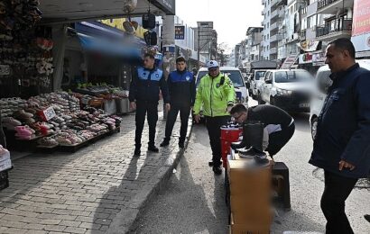 Karabağlar Belediyesi’nden Kaldırım ve Yol İşgallerine Karşı Denetim