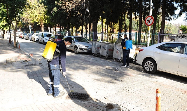 Karşıyaka’da Temizlik ve Haşereyle Mücadele Çalışmaları