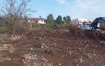 Kemer Belediyesi’nden Tekirova Mahallesi’nde İmar Yolu Çalışmaları