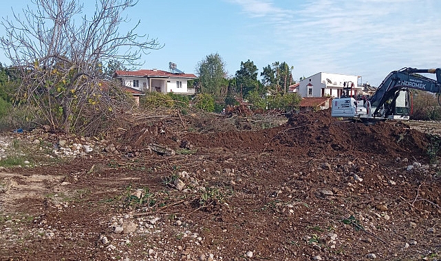 Kemer Belediyesi’nden Tekirova Mahallesi’nde İmar Yolu Çalışmaları