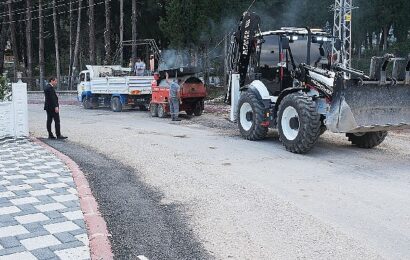 Kemer Belediyesi’nden Yol Düzenleme Çalışmaları