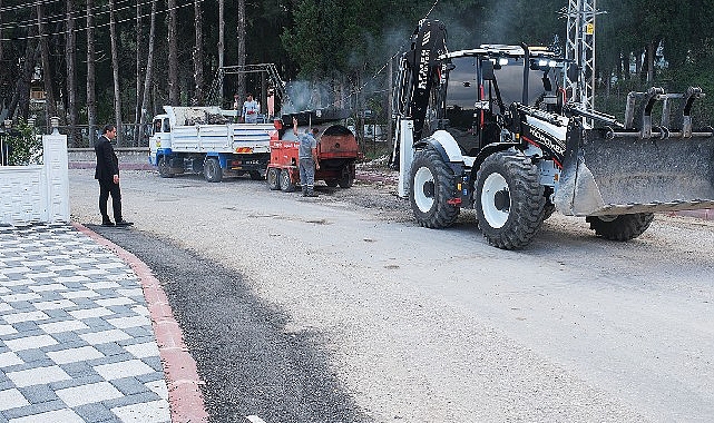 Kemer Belediyesi’nden Yol Düzenleme Çalışmaları