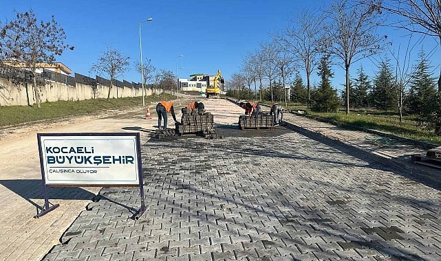 Kocaeli Büyükşehir Belediyesi’nden Altyapı Çalışmalarıyla Estetik ve Dayanıklılık