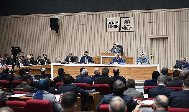 Konya Büyükşehir Belediye Meclisi 2025 Yılı İlk Toplantısını Gerçekleştirdi