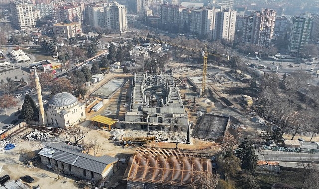 Konya’nın Yeni Şehir Kütüphanesi Hızla Yükseliyor