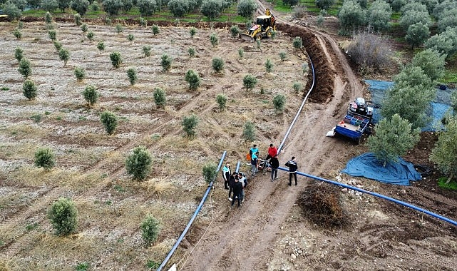 Manisa Büyükşehir Belediyesi’nden Selçikli Mahallesi’ne Su Projesi