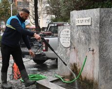 Manisa’da Hayrat Çeşmelerine Bakım ve Temizlik Çalışmaları