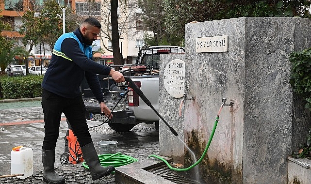 Manisa’da Hayrat Çeşmelerine Bakım ve Temizlik Çalışmaları