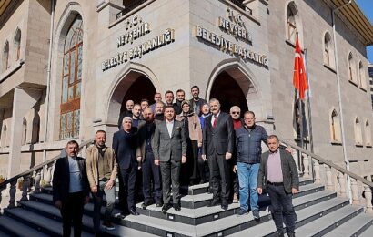 MHP Nevşehir İl Başkanı Adnan Doğu’dan Belediye Başkanı Rasim Arı’ya Ziyaret