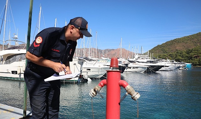 Muğla Büyükşehir Belediyesi İtfaiyesi Yangın Güvenliği Denetimlerine Devam Ediyor