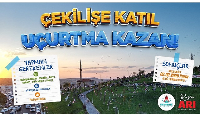 Nevşehir Belediyesi Uçurtma Dağıtım Etkinliği