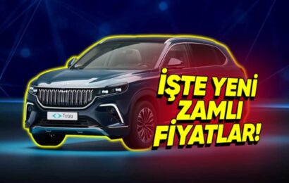 Togg T10X Modeline Yapılan Fiyat Artışları