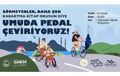 Umuda Pedal Etkinliği ile Görme Engellilere Destek