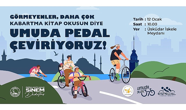 Umuda Pedal Etkinliği ile Görme Engellilere Destek