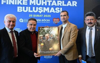 Başkan Muhittin Böcek’in Finike Ziyareti ve Projeleri