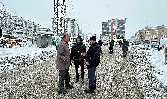 Canik’te Karla Mücadele Çalışmaları Devam Ediyor