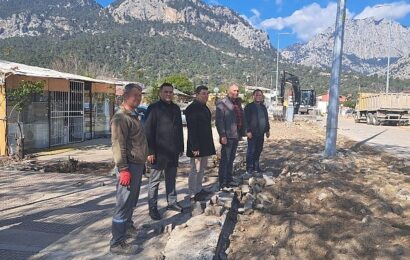 Göynük Mahallesi’nde Yol ve Kaldırım Çalışmaları Başladı