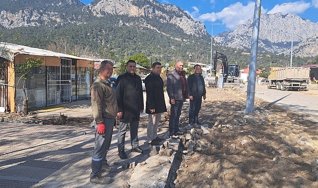 Göynük Mahallesi’nde Yol ve Kaldırım Çalışmaları Başladı