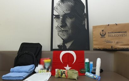 Kahramankazan Belediyesi’nden Askerlik Görevine Hazırlanan Gençlere Destek