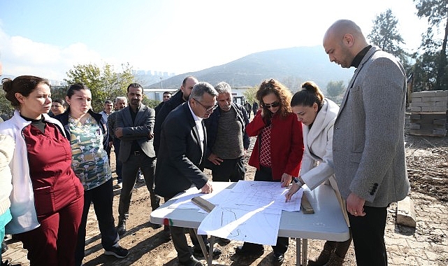 Karşıyaka Belediyesi, Yamanlar Yangınında Zarar Gören Hayvan Barınağını Yeniden İnşa Ediyor