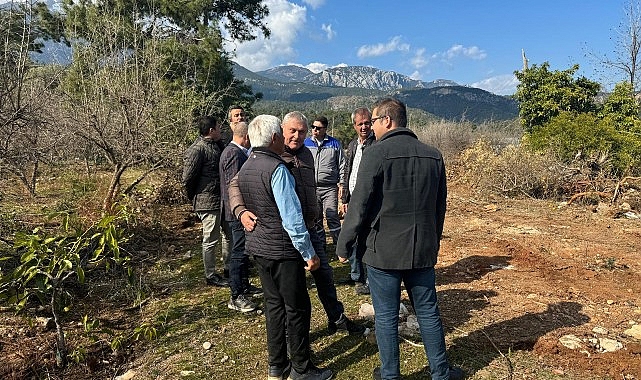 Kemer Belediyesi Tekirova’da İmar Yolu Çalışmalarını Sürdürüyor