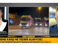 Kocaeli Büyükşehir Belediye Başkanı Tahir Büyükakın, Deprem Çalışmalarını CNN Türk’e Anlattı