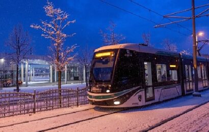 Kocaeli’de Kar Yağışı ile Oluşan Büyüleyici Manzaralar