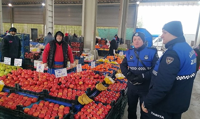 Lüleburgaz Belediyesi’nden Etiket Denetimleri